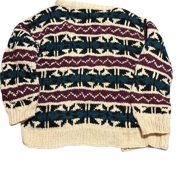 Rey Wear 100% Wool Cardigan - Picture 4 of 5